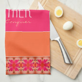 Linge De Cuisine Coloré et inspirant (Quart Plié)