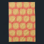 Linge De Cuisine Coloré moderne Soleils Motif jaune<br><div class="desc">Décorez votre cuisine avec cette serviette d'art solaire cool. Faites un grand cadeau de ménage,  d'anniversaire ou de mariage! Vous pouvez le customiser et ajouter du texte. Consultez ma boutique pour plus de couleurs et de motifs !</div>