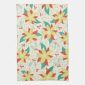 Linge De Cuisine Colorful Christmas Flowers (Vertical)