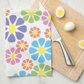 Linge De Cuisine Colorful floral art pattern design (Quart Plié)