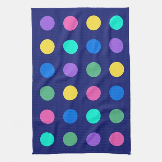 Linge De Cuisine Colorful Geometric Dots (Vertical)