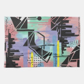 Linge De Cuisine Colorful Urban Graffiti Pattern (11) (Horizontal)