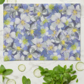 Linge De Cuisine Columbines Motif sans couture (Plié)