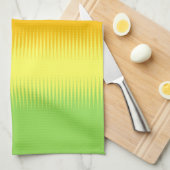 Linge De Cuisine Combo rouge orange jaune vert (Quart Plié)