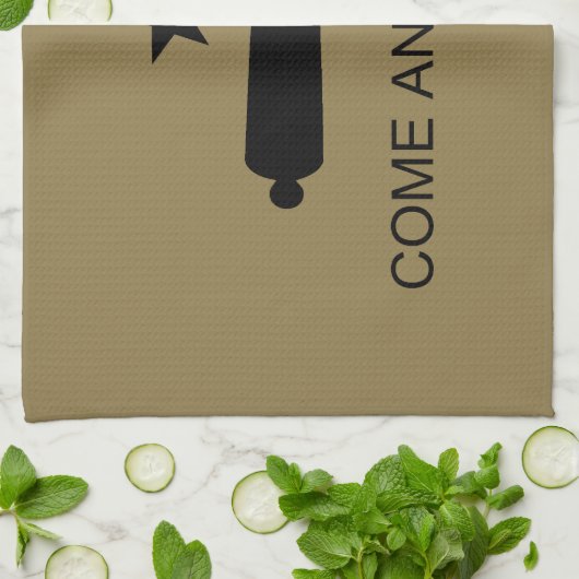 Linge De Cuisine Come & Take It ! Flag de Texas State (Plié)