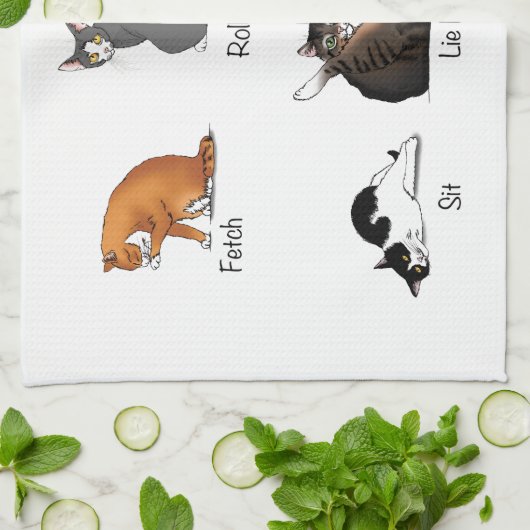 Linge De Cuisine Commandes Cat (Plié)