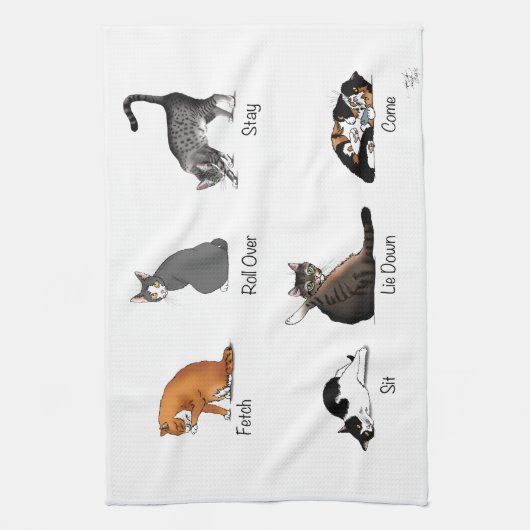 Linge De Cuisine Commandes Cat (Vertical)
