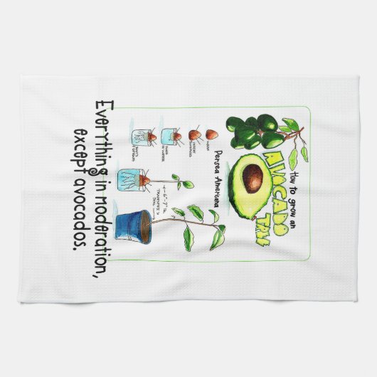 Linge De Cuisine Comment Cultiver Un Avocat (Horizontal)