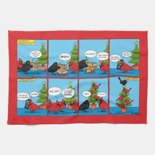 Linge De Cuisine Comment décorer une bande dessinée d'arbre de Noël