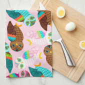 Linge De Cuisine Comment maintenant petits hiboux ? (Quart Plié)