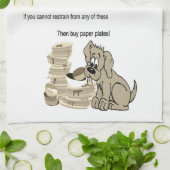 Linge De Cuisine Comment Ne Pas Laver Les Plats Teatowel (Plié)