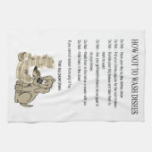 Linge De Cuisine Comment Ne Pas Laver Les Plats Teatowel (Horizontal)