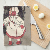 Linge De Cuisine Commutateur Krampus Chasse Enfants (Quart Plié)