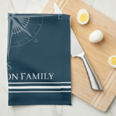 Linge De Cuisine Compas nautique cool Personnalisé (Quart Plié)