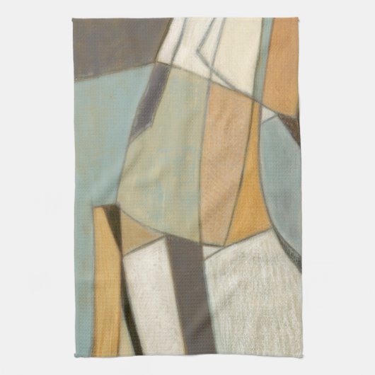 Linge De Cuisine Composition Abstraite avec des couleurs bouchées (Vertical)