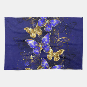 Linge De Cuisine Composition avec papillons Sapphire