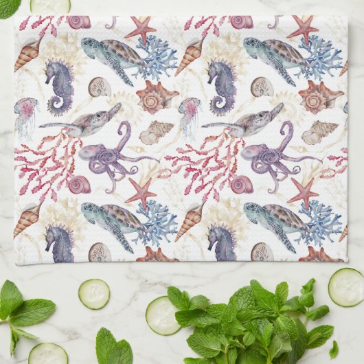 Linge De Cuisine Composition de l'eau souterraine Conception 1 (Plié)