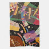 Linge De Cuisine Composition Kandinsky 10 Peinture Abstraite (Vertical)