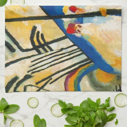 Linge De Cuisine Composition Kandinsky IV (Plié)