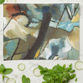 Linge De Cuisine Composition Kandinsky V Peinture Abstraite (Plié)