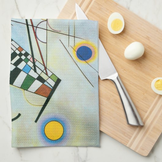 Linge De Cuisine Composition VIII par Wassily Kandinsky (Quart Plié)