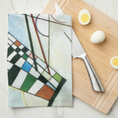 Linge De Cuisine Composition VIII par Wassily Kandinsky (Quart Plié)