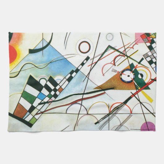 Linge De Cuisine Composition VIII par Wassily Kandinsky (Horizontal)