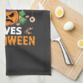 Linge De Cuisine Comptable Aime Halloween Citrouille Comptable Desi (Quart Plié)