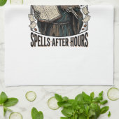 Linge De Cuisine Comptable d'Halloween Sorcière Reaper Design Vinta (Plié)