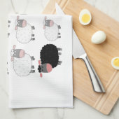 Linge De Cuisine Compte des moutons (Quart Plié)