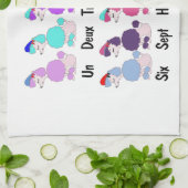 Linge De Cuisine Compte du caniche français (Plié)