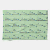 Linge De Cuisine Compteur de stationnement rétro (Horizontal)