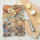 Linge De Cuisine Comptine de Mère l'Oie Conte de Fées (Quart Plié)