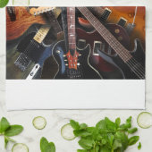 Linge De Cuisine Concept de guitares électriques (Plié)