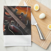 Linge De Cuisine Concept de guitares électriques (Quart Plié)