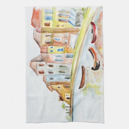 Linge De Cuisine Concept de Venise (Vertical)