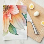 Linge De Cuisine Conception Abstraite de fleurs pétales douces (Quart Plié)