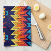 Linge De Cuisine Conception abstraite de la conception tribale (Quart Plié)