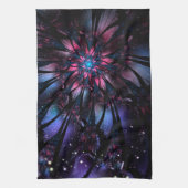 Linge De Cuisine Conception Abstraite des fleurs fractales. (Vertical)