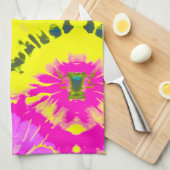 LINGE DE CUISINE CONCEPTION ABSTRAITE MODERNE CRAVATE-DYE (Quart Plié)