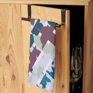 Linge De Cuisine Conception Abstraite Plaid 1