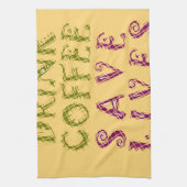 Linge De Cuisine Conception amusante de citation Selfie Café (Vertical)