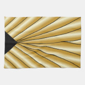 Linge De Cuisine Conception Art Déco en or (Horizontal)