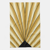Linge De Cuisine Conception Art Déco en or (Vertical)