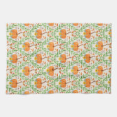Linge De Cuisine Conception botanique Citrouille d'automne (Horizontal)
