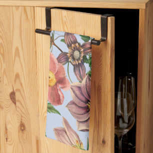 Linge De Cuisine Conception botanique vintage