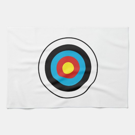 Linge De Cuisine Conception cible Bullseye (Horizontal)