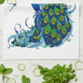 Linge De Cuisine Conception classique de paon et de libellule (Plié)