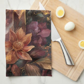 Linge De Cuisine Conception d'Améthyste Académique Sombre Céleste (Quart Plié)