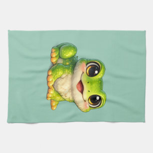 Linge De Cuisine Conception d'animal Kawaii de grenouille mignonne